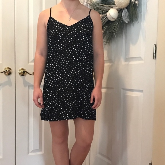 Kendall & Kylie black polka dot dress - Picture 1 of 5